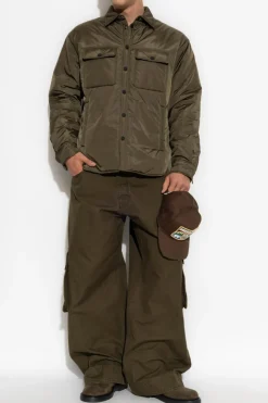 Dsquared2 ZIELONY Spodnie z logo