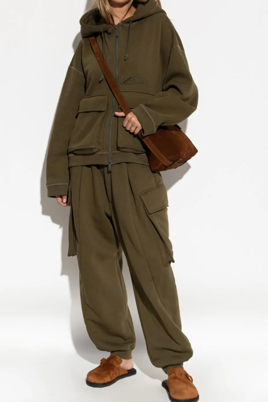 Dsquared2 ZIELONY Spodnie dresowe