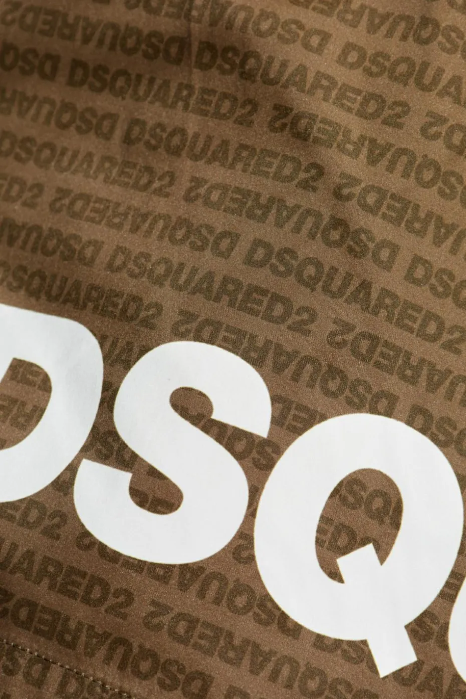 Dsquared2 ZIELONY Szorty kąpielowe z monogramem