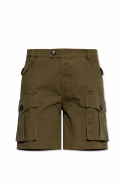 Dsquared2 ZIELONY Szorty z logo