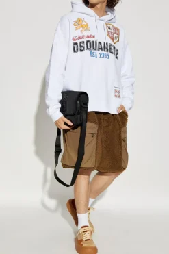 Dsquared2 ZIELONY Szorty z logo