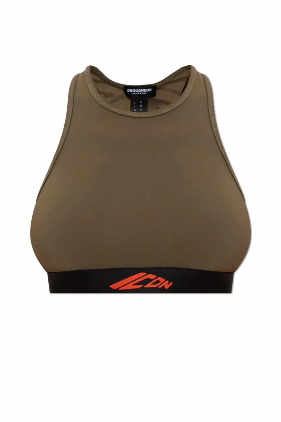 Dsquared2 ZIELONY Top bieliźniany