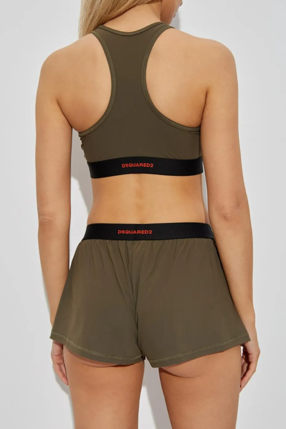 Dsquared2 ZIELONY Top bieliźniany