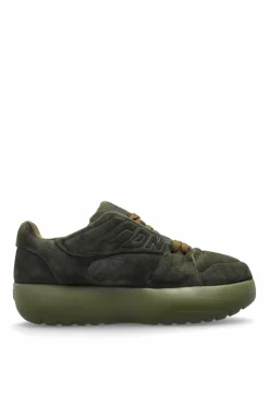 Dsquared2 ZIELONY Zamszowe buty sportowe `Puffer`