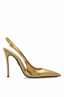 Dsquared2 ZŁOTY Buty na obcasie