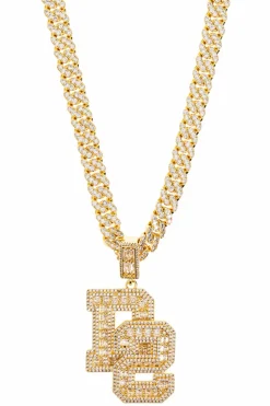 Dsquared2 ZŁOTY Naszyjnik z logo