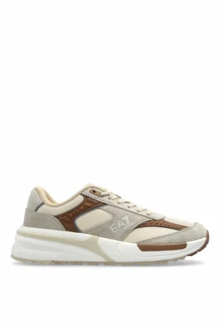 EA7 Emporio Armani beżowy Buty sportowe z logo