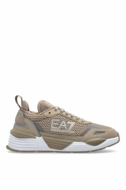 EA7 Emporio Armani beżowy Buty sportowe z logo