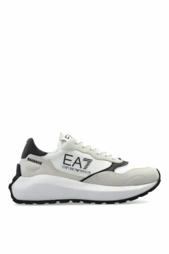 EA7 Emporio Armani BIAŁY Buty sportowe z logo