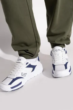 EA7 Emporio Armani BIAŁY Buty sportowe z logo