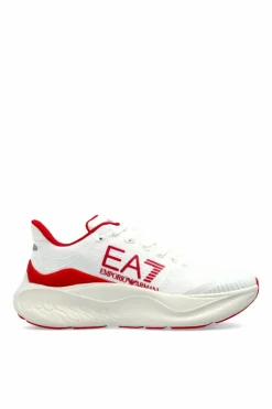 EA7 Emporio Armani BIAŁY Buty sportowe z logo