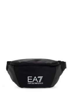 EA7 Emporio Armani CZARNY Torba na pas z logo