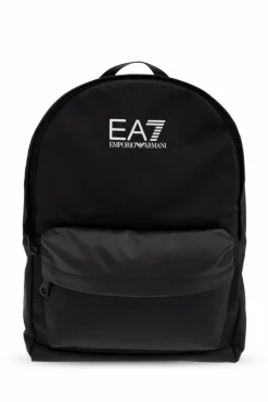 EA7 Emporio Armani CZARNY Plecak z logo