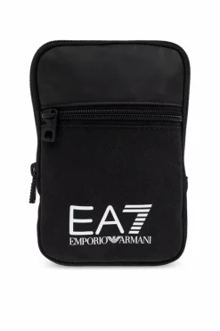 EA7 Emporio Armani CZARNY Torba na ramię z logo