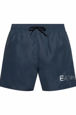 EA7 Emporio Armani GRANATOWY Szorty kąpielowe