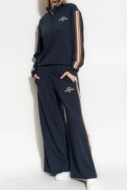 EA7 Emporio Armani GRANATOWY Bluza z wyszytym logo