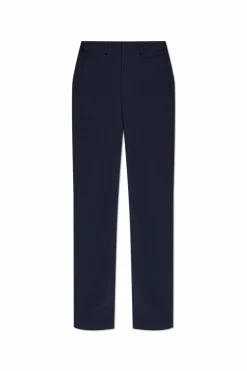 EA7 Emporio Armani GRANATOWY Spodnie ze zwężanymi nogawkami