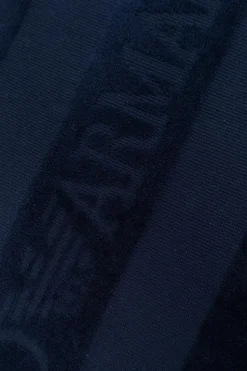 EA7 Emporio Armani GRANATOWY Bawełniany ręcznik
