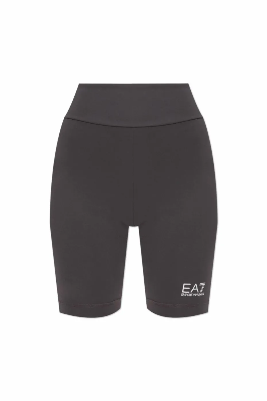 EA7 Emporio Armani SZARY Krótkie legginsy