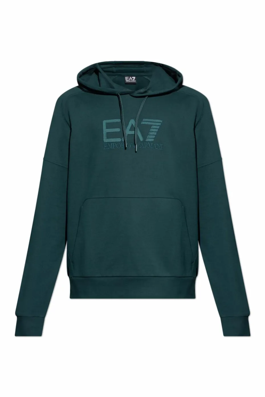 EA7 Emporio Armani ZIELONY Bluza z kolekcji `Sustainability`