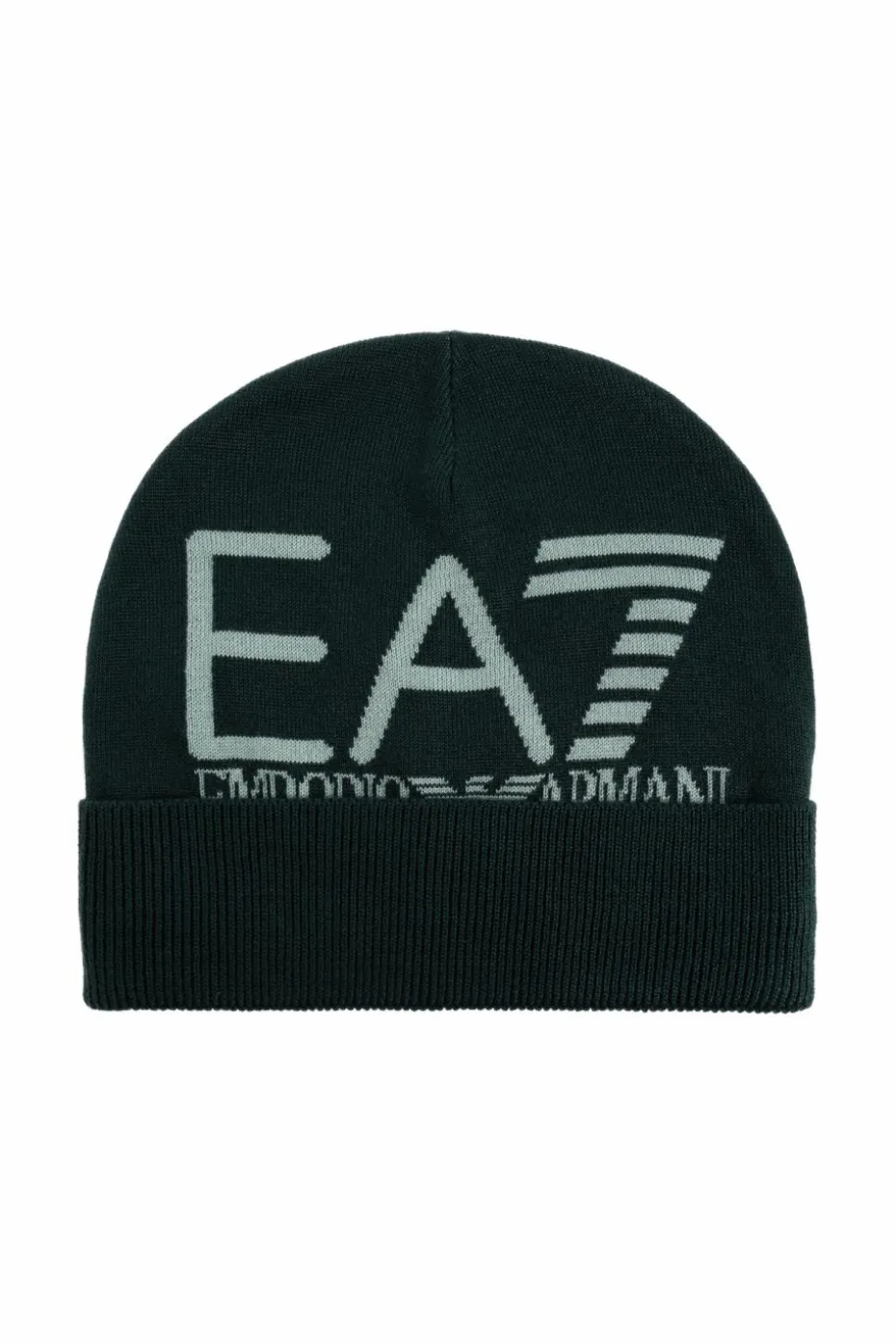 EA7 Emporio Armani ZIELONY Czapka z logo