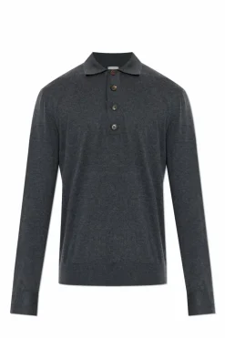 Eleventy SZARY Kaszmirowe polo