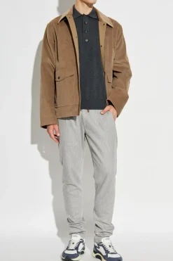 Eleventy SZARY Kaszmirowe polo