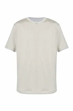 Eleventy SZARY T-shirt z okrągłym dekoltem