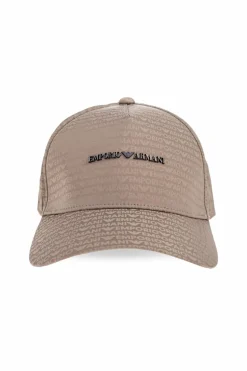 Emporio Armani beżowy Czapka z daszkiem