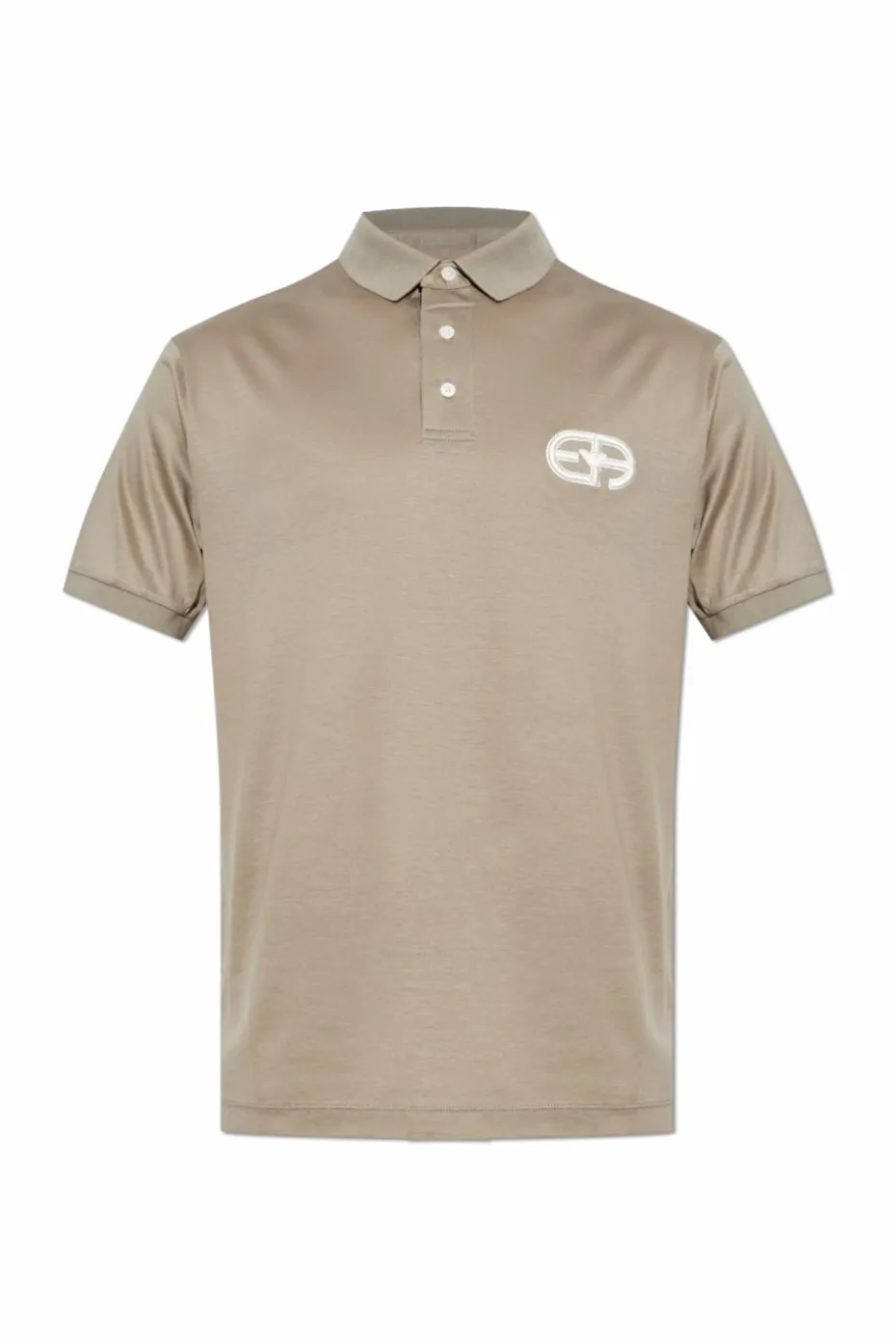 Emporio Armani beżowy Polo z logo