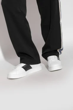 Emporio Armani BIAŁY Buty sportowe z logo