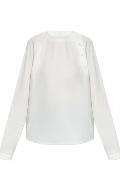 Emporio Armani BIAŁY Top z długimi rękawami