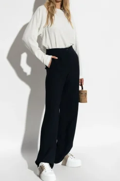 Emporio Armani BIAŁY Top z długimi rękawami