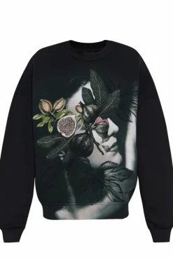 Emporio Armani CZARNY Bluza z nadrukiem