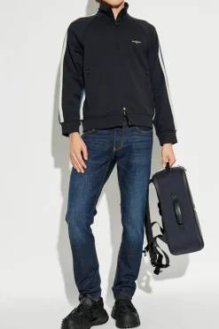 Emporio Armani CZARNY Bluza ze stójką