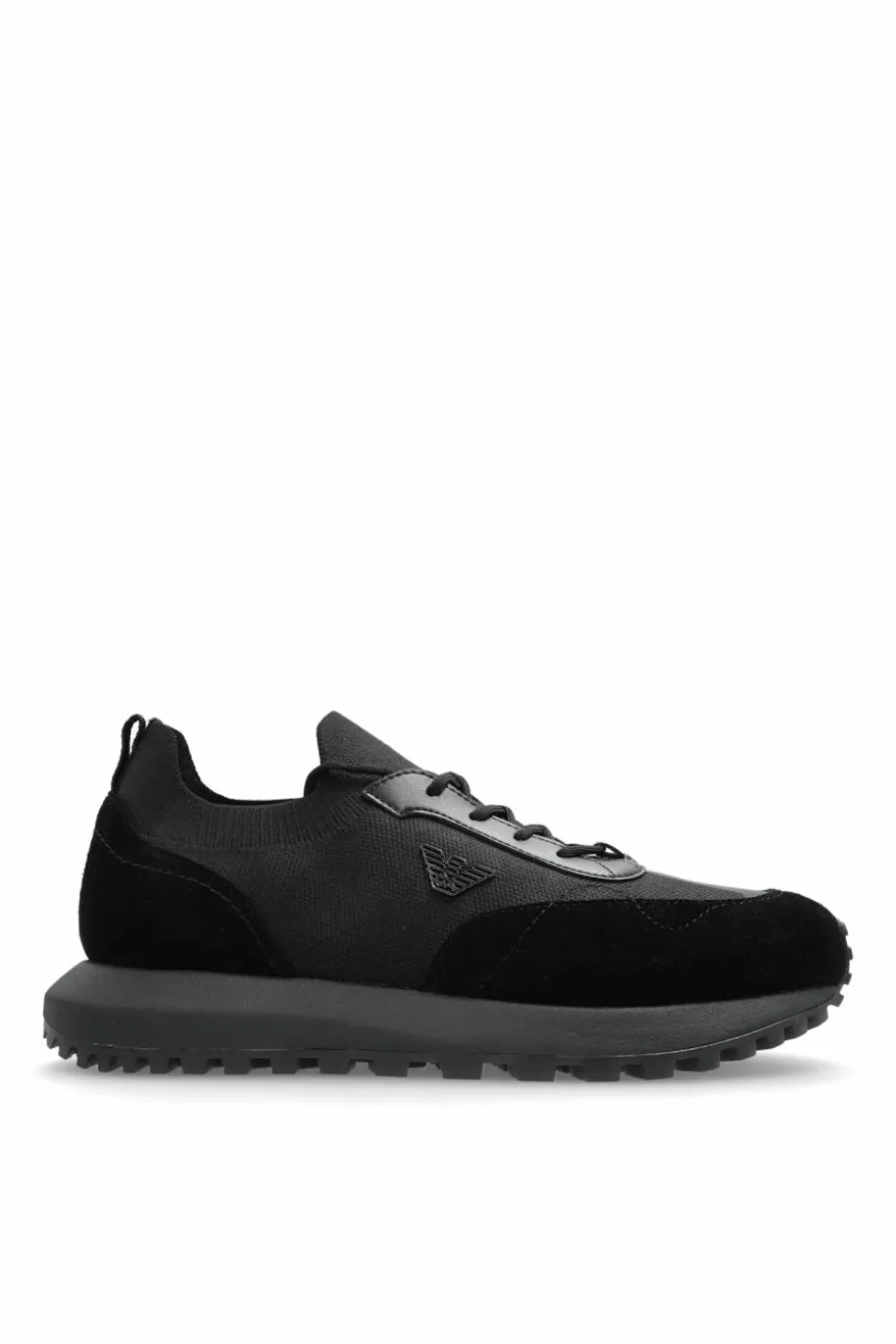 Emporio Armani CZARNY Buty sportowe z logo