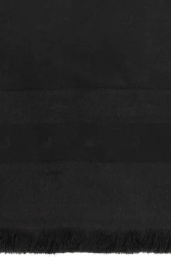 Emporio Armani CZARNY Chusta z logo