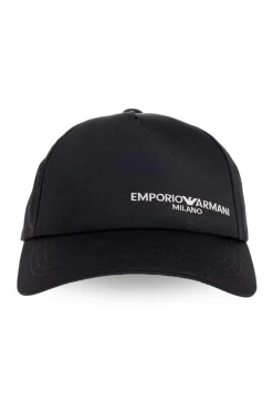 Emporio Armani CZARNY Czapka z daszkiem