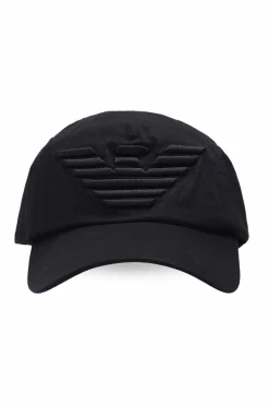 Emporio Armani CZARNY Czapka z daszkiem