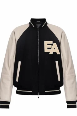 Emporio Armani CZARNY Kurtka typu `bomber`