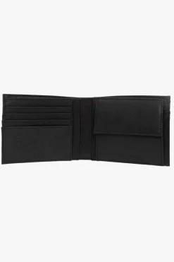 Emporio Armani CZARNY Portfel z logo