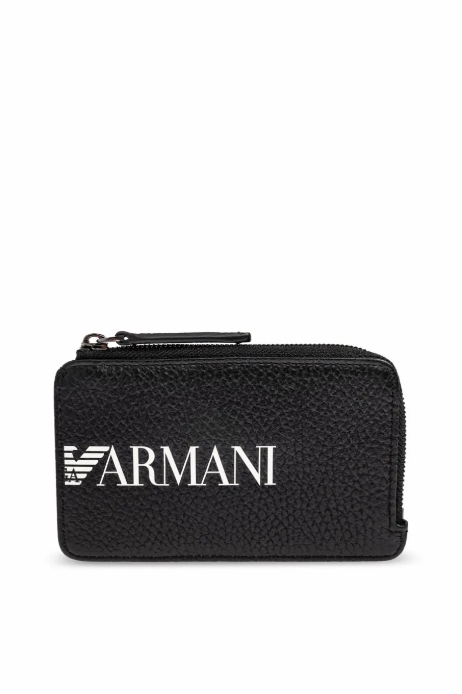 Emporio Armani CZARNY Saszetka z logo