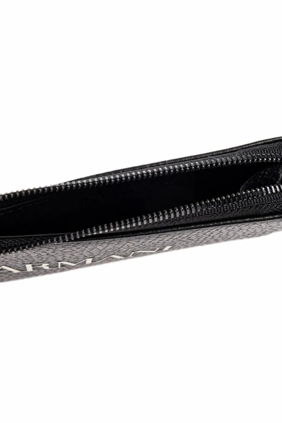 Emporio Armani CZARNY Saszetka z logo