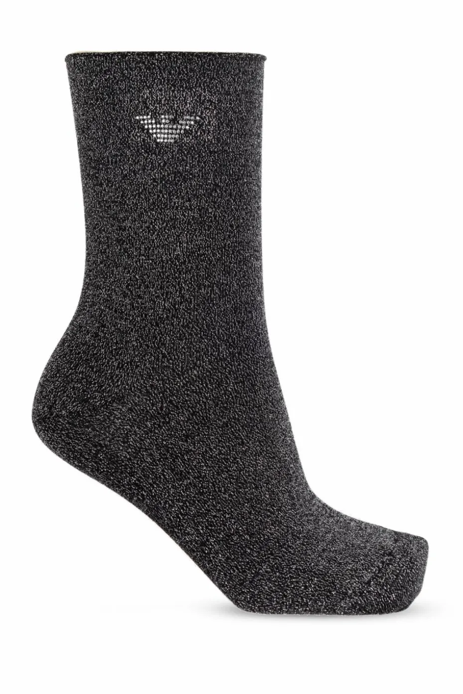 Emporio Armani CZARNY Skarpety z logo