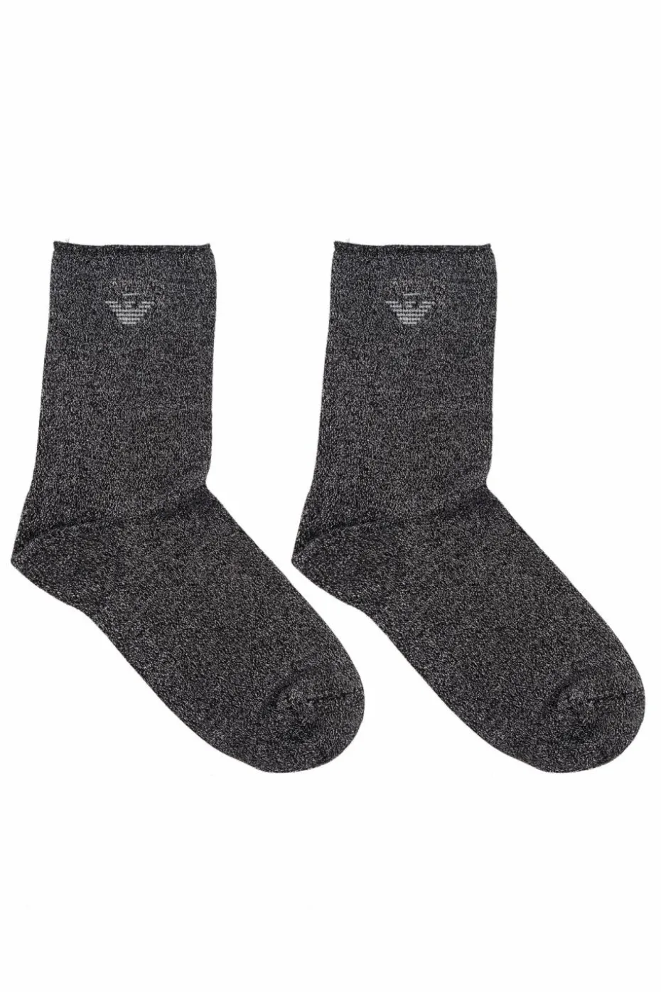 Emporio Armani CZARNY Skarpety z logo