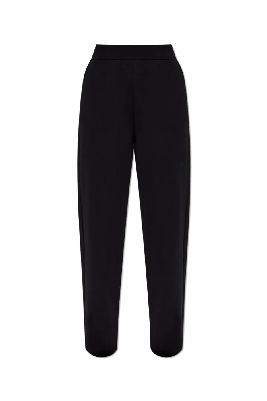 Emporio Armani CZARNY Spodnie dresowe z logo