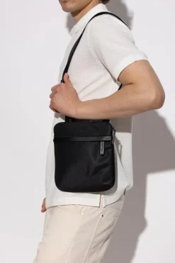 Emporio Armani CZARNY Torba na ramię z logo