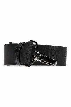 Emporio Armani CZARNY Torba do ręki z logo