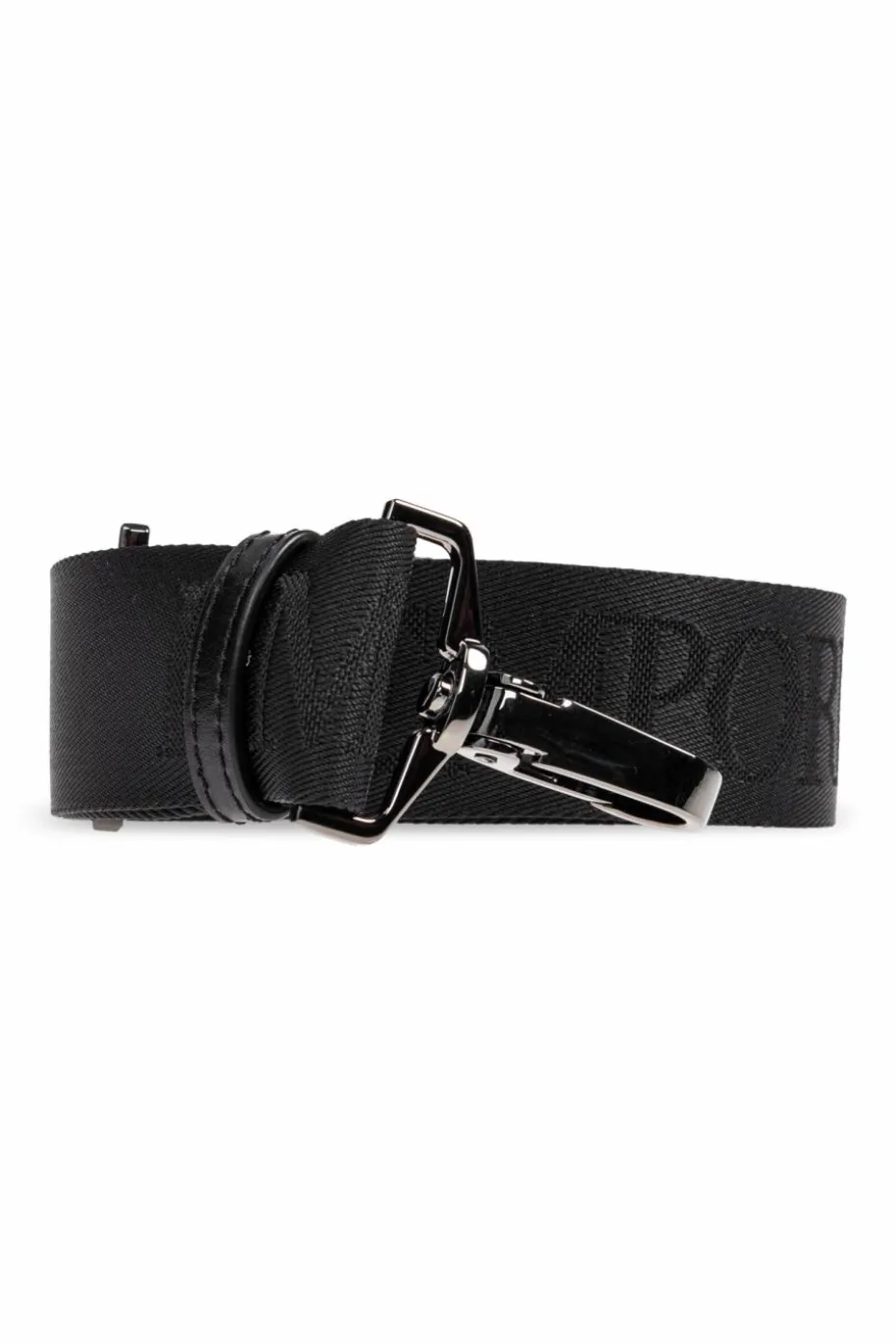 Emporio Armani CZARNY Torba do ręki z logo