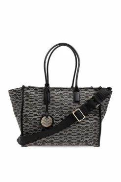 Emporio Armani CZARNY Torba typu `shopper` z monogramem